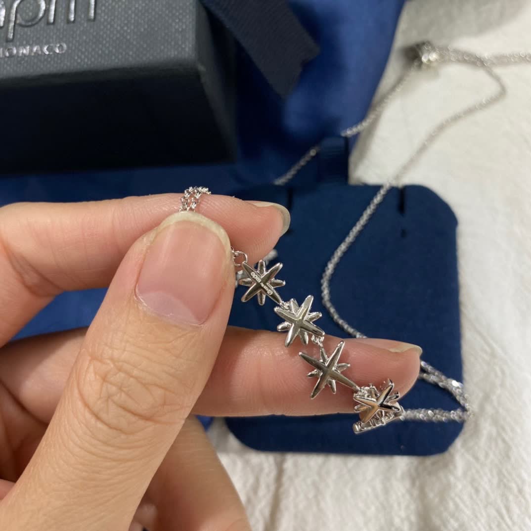 APM Monaco Snowflake Design Necklace